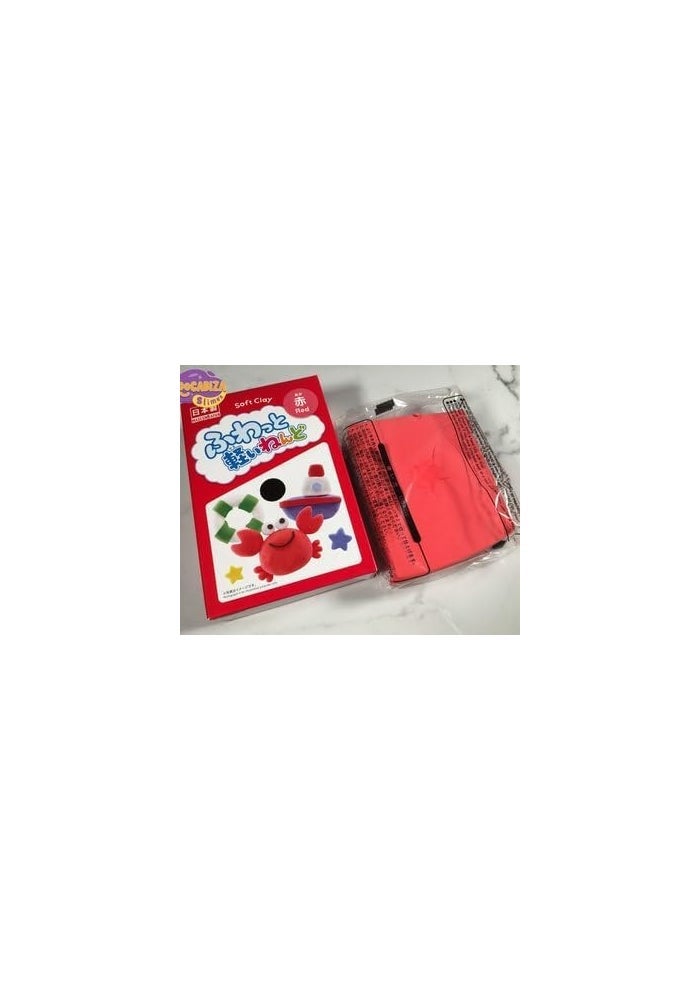 Daiso Soft Clay – Red | Flexible Modeling & Craft Clay for DIY Projects - Image 3